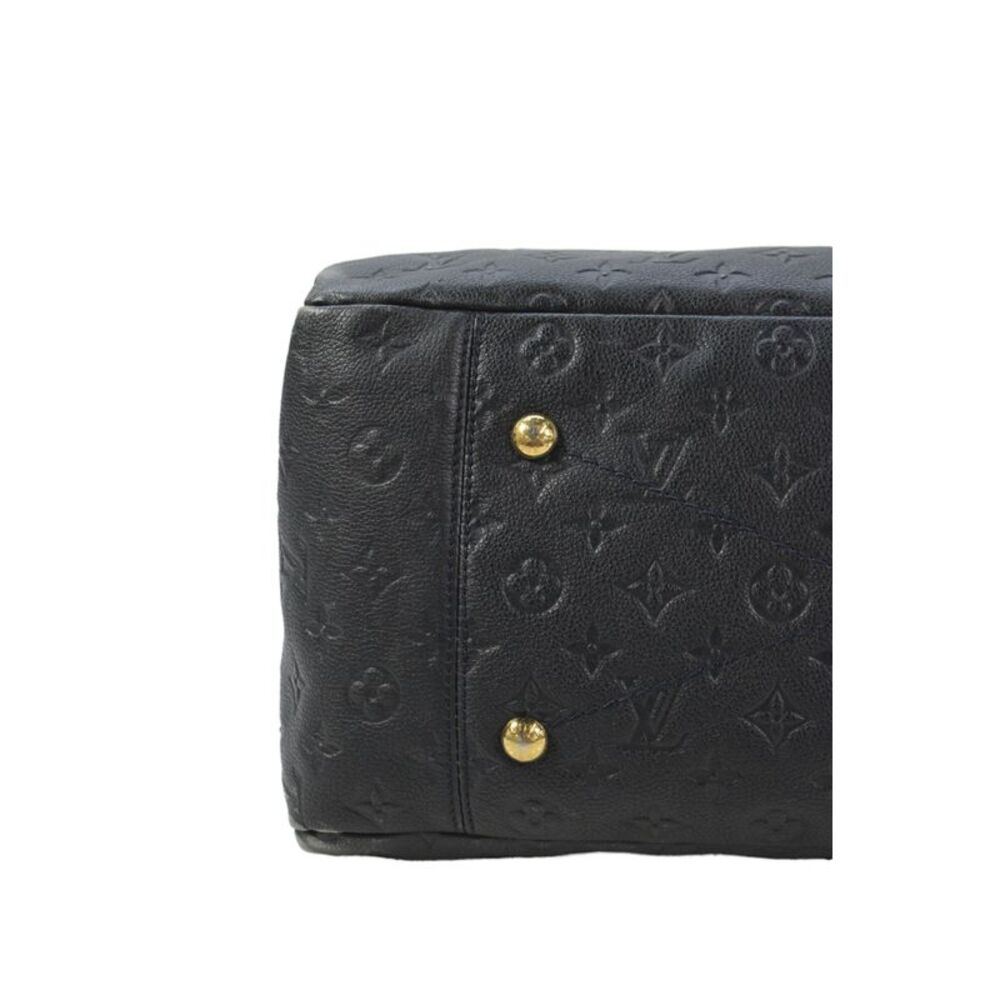 Louis Vuitton Womens Leather Artsy MM Monogram Handbag Black - Picture 8 of 11
